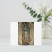 Original Foto unserer Dame von Guadalupe Postkarte (Stehend Vorderseite)