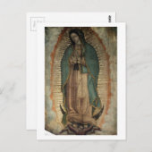 Original Foto unserer Dame von Guadalupe Postkarte (Vorne/Hinten)