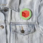 Original Fresh Sweet Red Watermelon Food Cube Button (Beispiel)