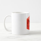 Original Fresh Sweet Red Watermelon Food Cube Kaffeetasse (Links)
