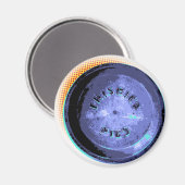 Original Frisbee Pie Tin Pop-Kunst Magnet (Vorderseite/Rückseite)