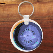 Original Frisbee Pie Tin Pop-Kunst Schlüsselanhänger (Vorderseite)