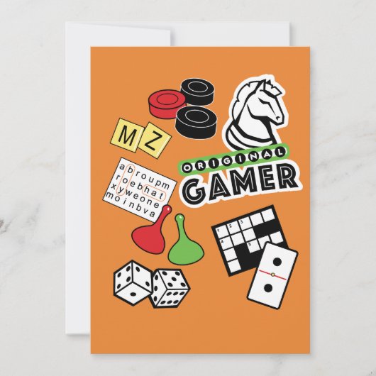 Original Gamer Feiertagskarte (Vorderseite)