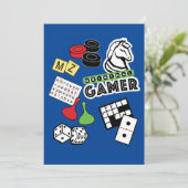 Original Gamer Feiertagskarte (Stehend Vorderseite)