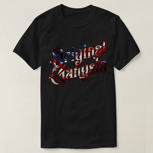 Original Gangsta-Flag T-Shirt (Design vorne)