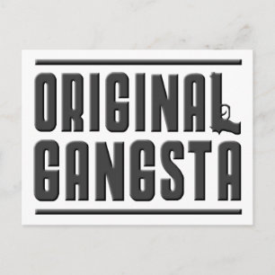 Original Gangsta Postkarte