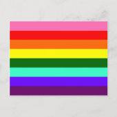 Original-Gay Pride-Flag Postkarte (Vorderseite)