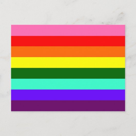 Original-Gay Pride-Flag Postkarte (Vorderseite)