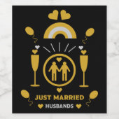 Original Gay Typ Hochzeitsgeschenke Weinetikett (Einzelnes Label)