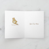 Original-Gedichtkarte für Katzen und Beileid Karte (Innenseite)