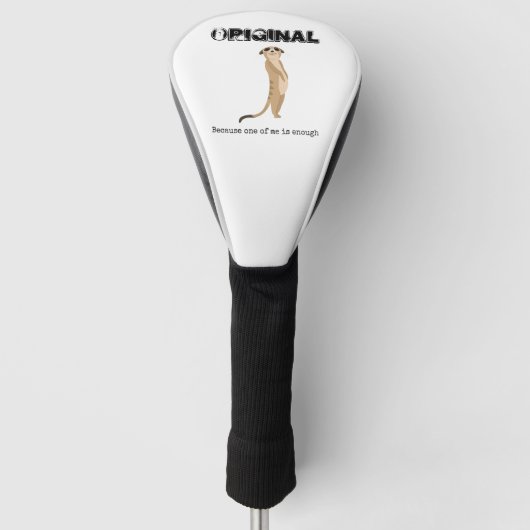Original genug golf headcover (Vorderseite)