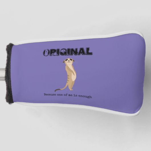 Original genug golf headcover (Vorderseite)