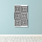 Original Geometric Design von Dominic Joyce Leinwanddruck (Insitu (Holzboden))