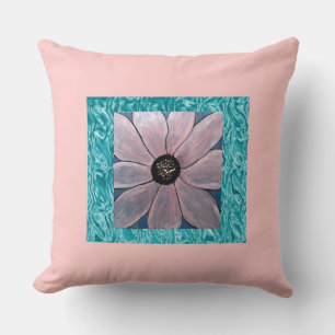 Original Gerbera Daisy Pink Blume - Design 1 Kissen