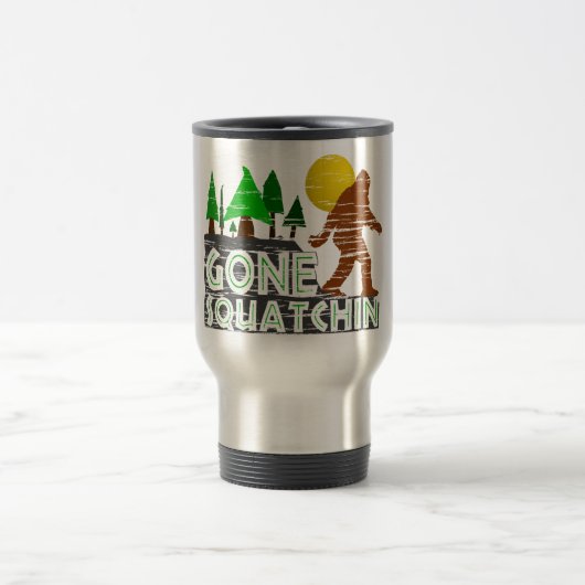 Original Gone Squatchin Design Reisebecher (Mittel)
