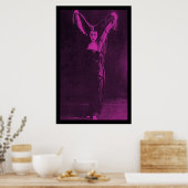 Original Goth Girl Theda Bara Poster (Küche)