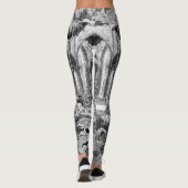 Original Gothic Vampires Krypt Graves Flechtschale Leggings (Rückseite)