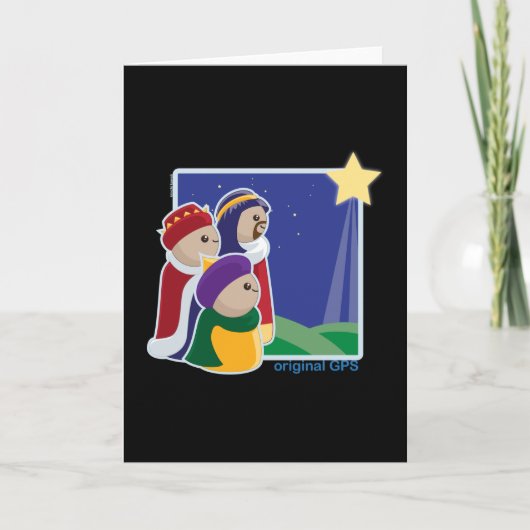 Original GPS Feiertagskarte (Vorderseite)