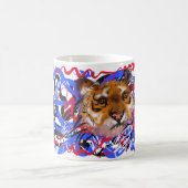 Original Graffiti Stil Tiger Chinesisch Jahr Zodia Kaffeetasse (Mittel)