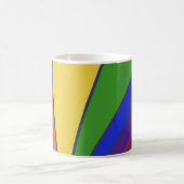 Original Grafikdesign Regenbogen, LGBTQ Kaffeetasse (Mittel)