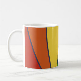 Original Grafikdesign Regenbogen, LGBTQ Kaffeetasse