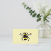 Original Graphic BEE - Gefährdete Arten Gelb Visitenkarte (Stehend Vorderseite)