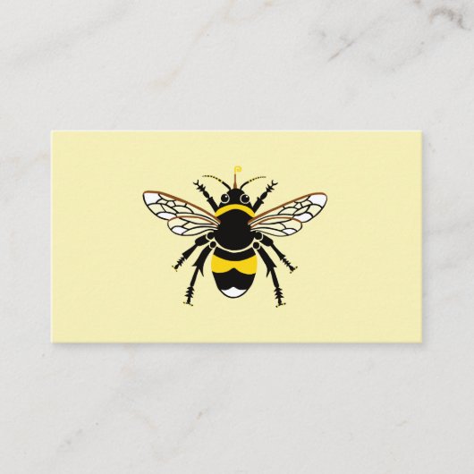 Original Graphic BEE - Gefährdete Arten Gelb Visitenkarte (Vorderseite)