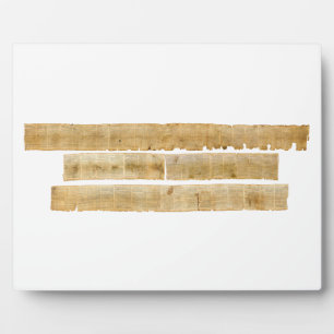 ORIGINAL Great Isaiah Scroll Dead Sea Scrolls Fotoplatte