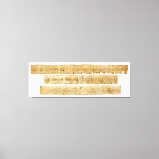 ORIGINAL Great Isaiah Scroll Dead Sea Scrolls Leinwanddruck (Vorderseite)