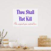 Original Gun Kontrolle Poster (Küche)