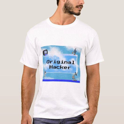 Original Hacker Windows 95 Theme T-Shirt (Vorderseite)