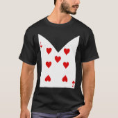 Original Halloween Kartenkostüm Alice in W T-Shirt (Vorderseite)