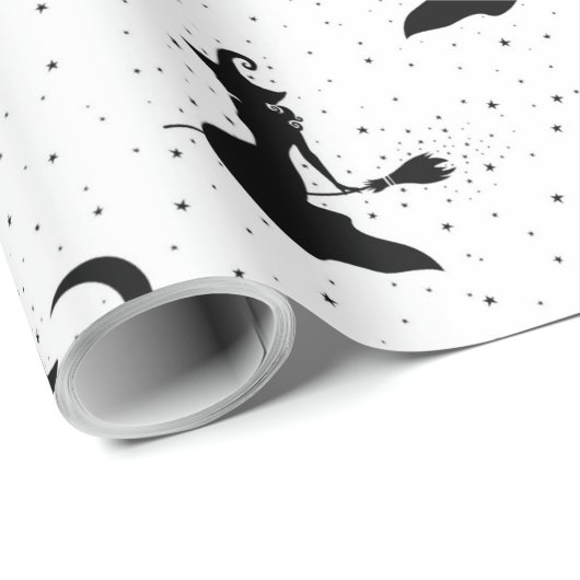 Original Halloween Witch Pattern Geschenkpapier (Rolleneckpunkt)