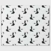 Original Halloween Witch Pattern Geschenkpapier (Flach)