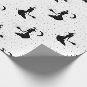 Original Halloween Witch Pattern Geschenkpapier (Ecke)