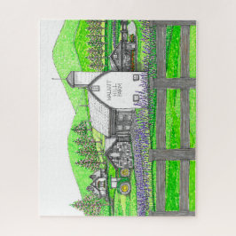 Original Hand Drawn Walnut Hill Farm Puzzle