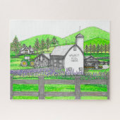 Original Hand Drawn Walnut Hill Farm Puzzle (Horizontal)