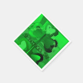 Original Happy St Patrick's Day Paper Napkin Serviette (Ecke)