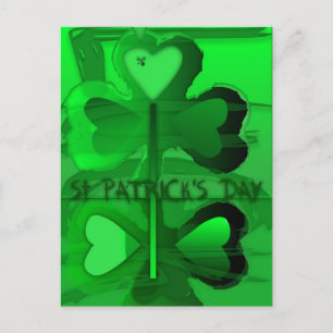 Original Happy St Patrick's Day V Postkarte