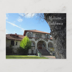 Original Hawkins Hospital, Hollister, CA Postkarte