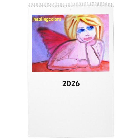 Original Healingcolors Kalender 2026 (Titelbild)