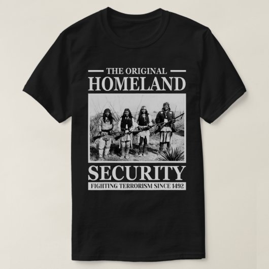 Original-Heimat zum Amerikanische Ureinwohner T-Shirt (Design vorne)