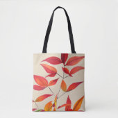 Original Herbst Blätter Aquarellmalerei Kunst Tasche (Vorderseite)