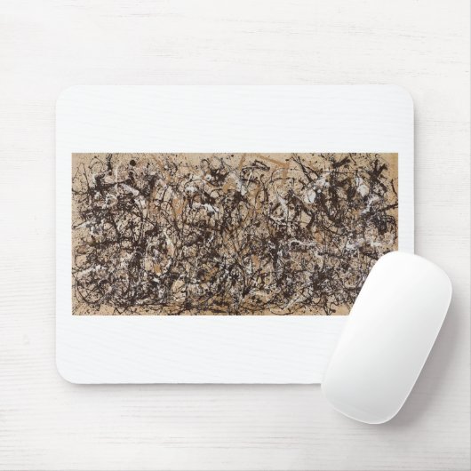 Original Herbst-Pollock-Farbe Mousepad (Mit Mouse)
