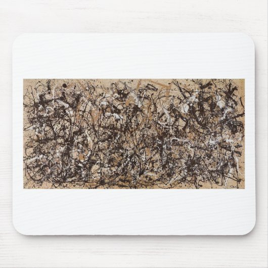 Original Herbst-Pollock-Farbe Mousepad (Vorne)