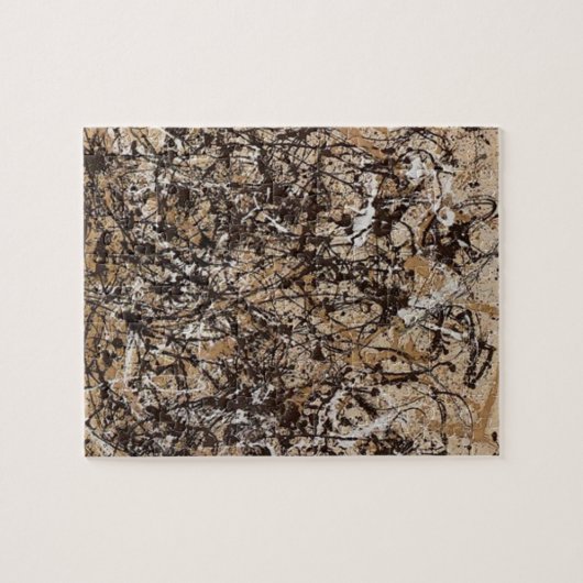 Original Herbst-Pollock-Farbe Puzzle (Horizontal)