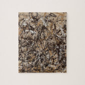 Original Herbst-Pollock-Farbe Puzzle (Vertikal)