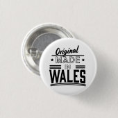 Original hergestellt aus Wales Stainless Steel Wat Button (Vorne & Hinten)