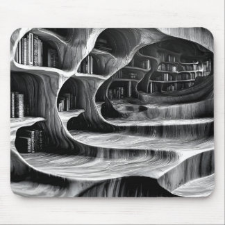 Original High Contrast Grayscale Relief Mousepad