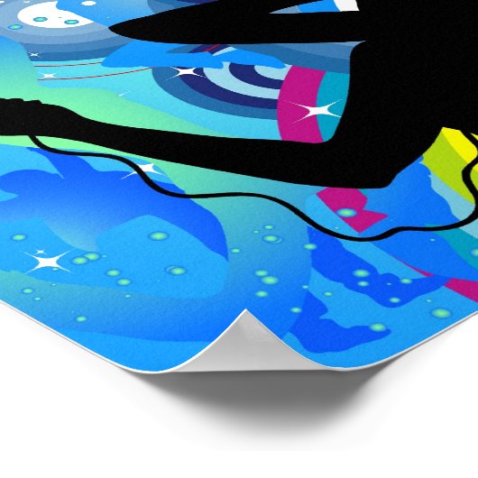 Original Hip Hop Retroposter Poster (Ecke)